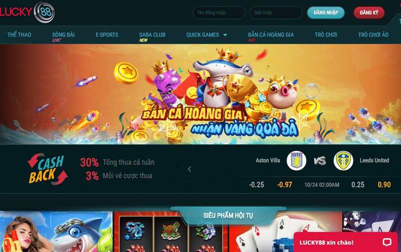 Nền tảng giải trí đẳng cấp thế giới cấp Lv88 - Lv88