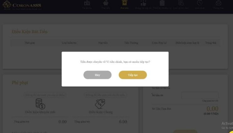 Xem xét các chức năng gửi và rút tiền của 68Win - 68Win